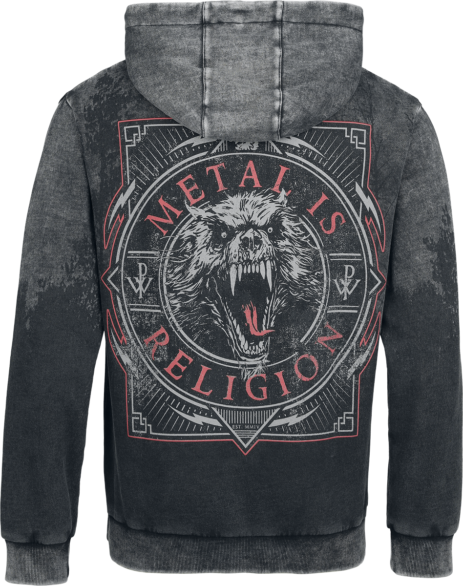 4068143338585 - EMP Signature Collection Kapuzenpullover dunkelgrau schwarz in 3XL