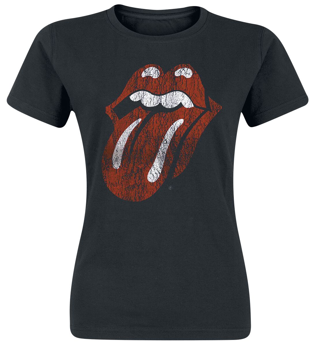 Levně The Rolling Stones Classic Tongue Dámské tričko černá