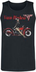 Pinup Motorcycle, Van Halen, Tank-Top