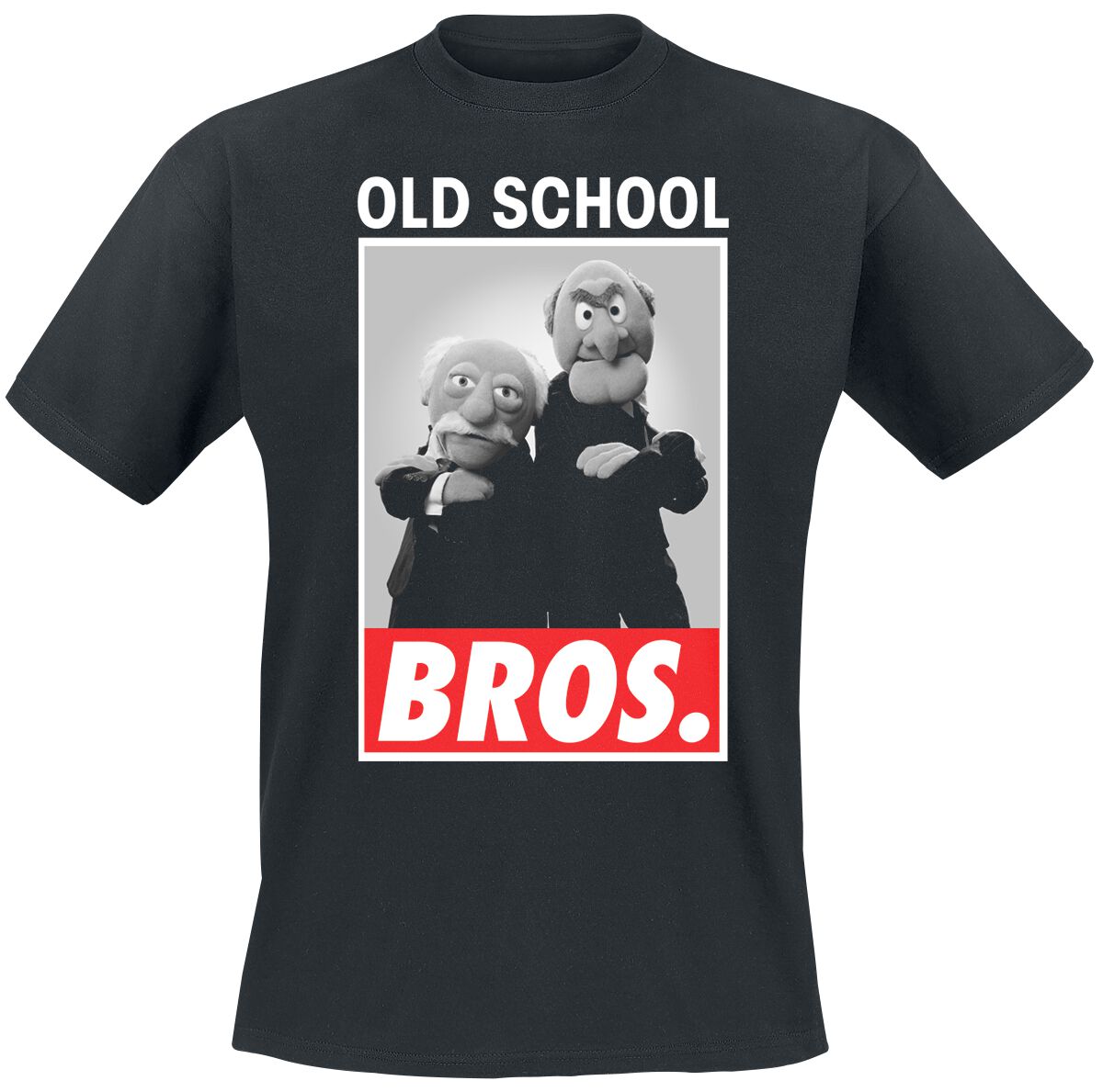 The Muppets Old School Bros. T-Shirt black