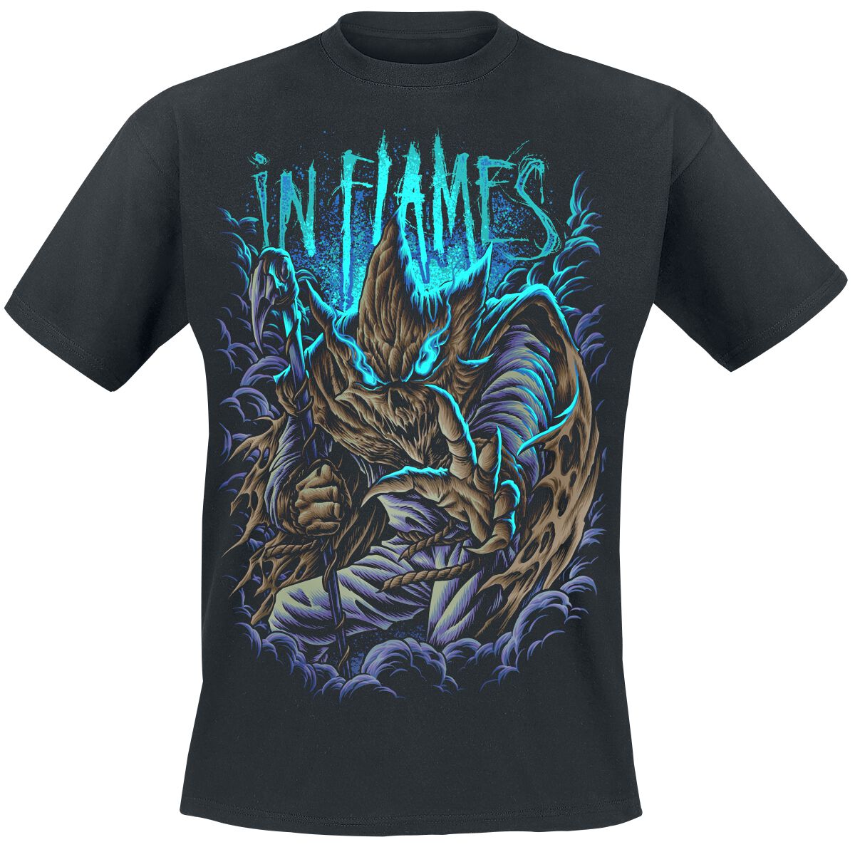 In Flames T-Shirt - Out Of Hell - S bis 3XL - für Männer - Größe XXL - schwarz  - Lizenziertes Merchandise!