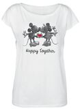 Mickey & Minnie Mouse - Happy Together, Micky & Minni Maus, T-Shirt