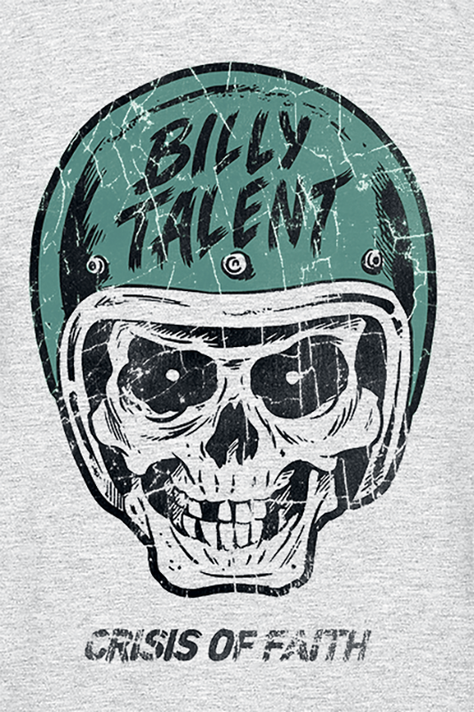 Billy Talent Big Skull T-Shirt grau