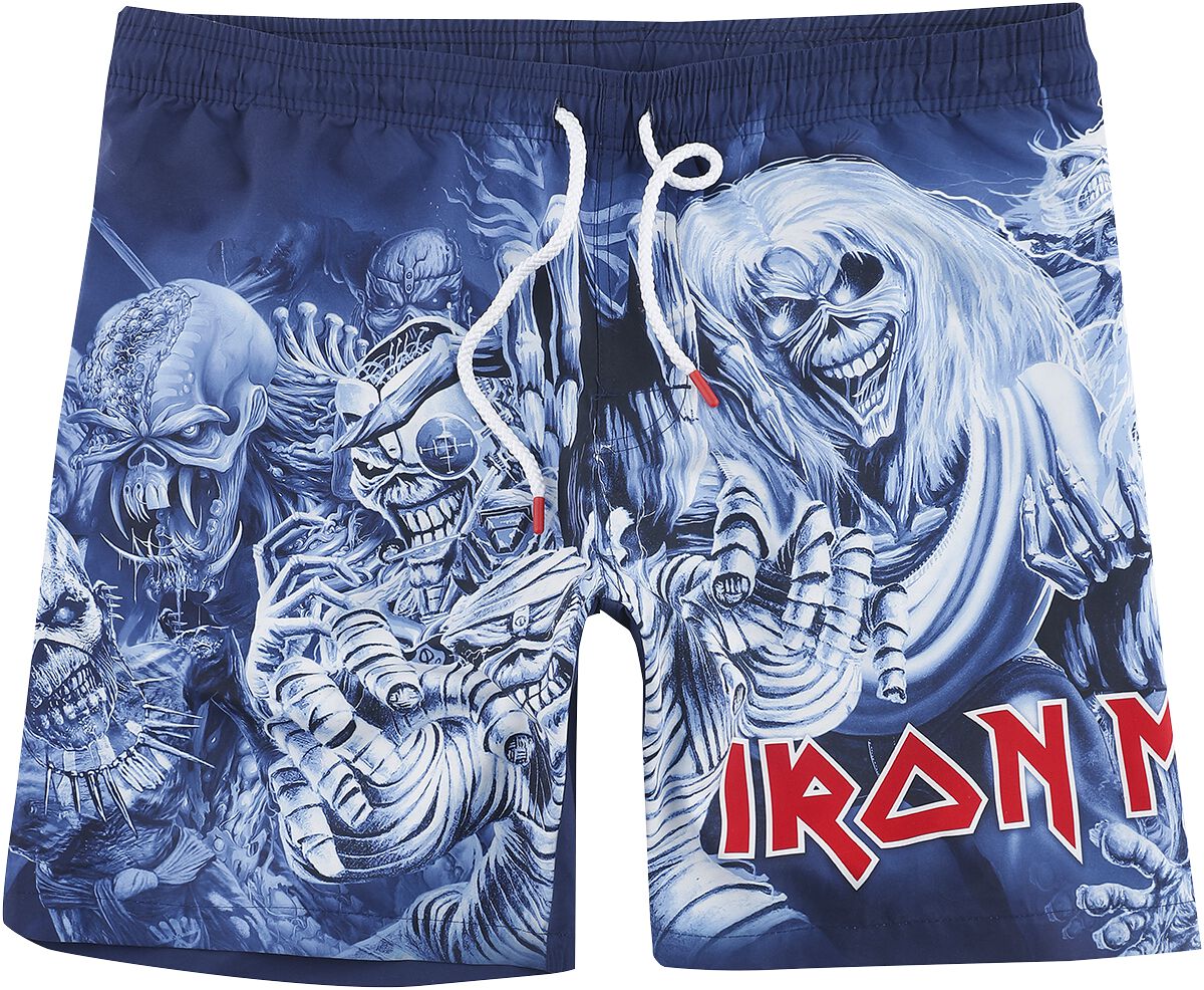 Iron Maiden Badeshort - EMP Signature Collection - M bis 3XL - für Männer - Größe L - multicolor  - EMP exklusives Merchandise!