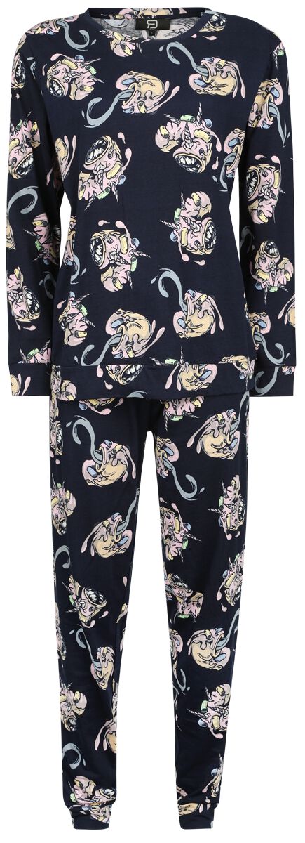 Image of Pigiama di RED by EMP - Pyjamas with donut all-over print - S a XXL - Donna - blu