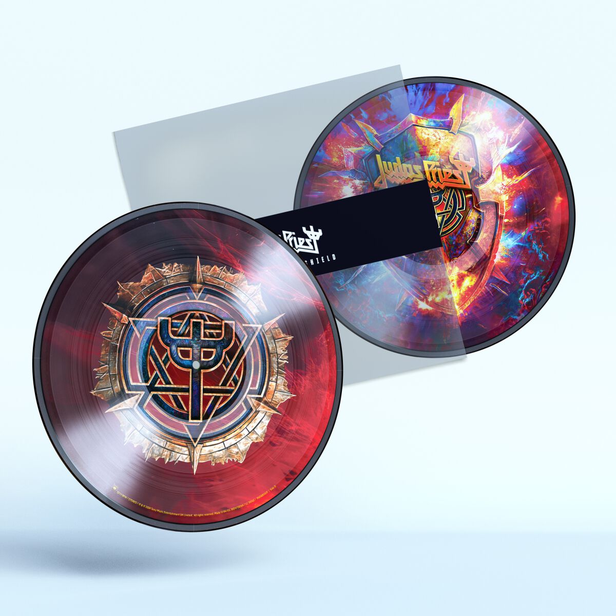 Judas Priest Invincible shield LP multicolor