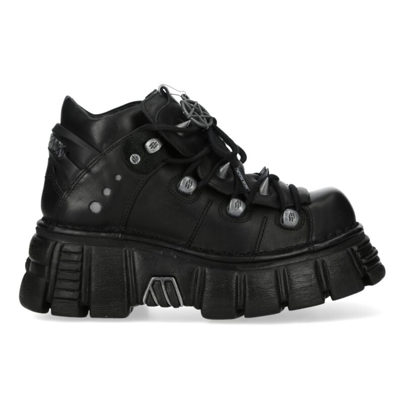 8447547063563 - ANKLE BOOT BLACK TOWER M-110N-S1 Schnürschuh schwarz in EU42