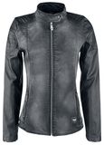 Mixed Biker Jacket, Black Premium by EMP, Übergangsjacke
