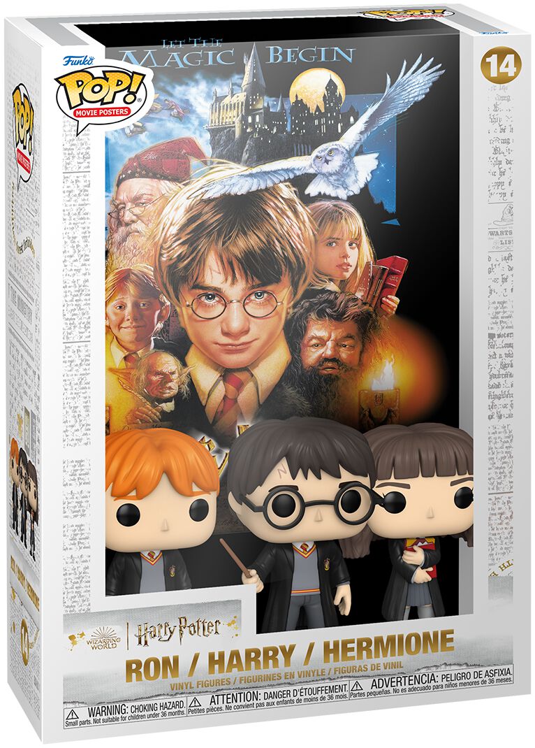 Levně Harry Potter Vinylová figurka č.14 Funko POP! Film poster - Harry Potter a Kámen mudrců Sberatelská postava vícebarevný