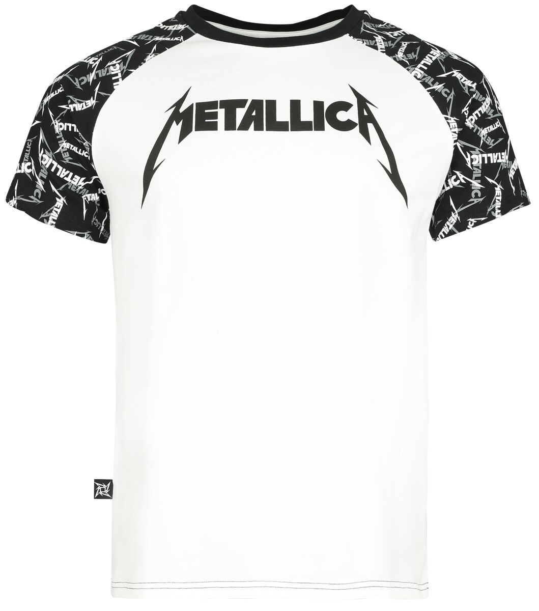 Metallica T-Shirt - EMP Signature Collection - S bis 5XL - für Männer - Größe 4XL - weiß/schwarz  - EMP exklusives Merchandise!