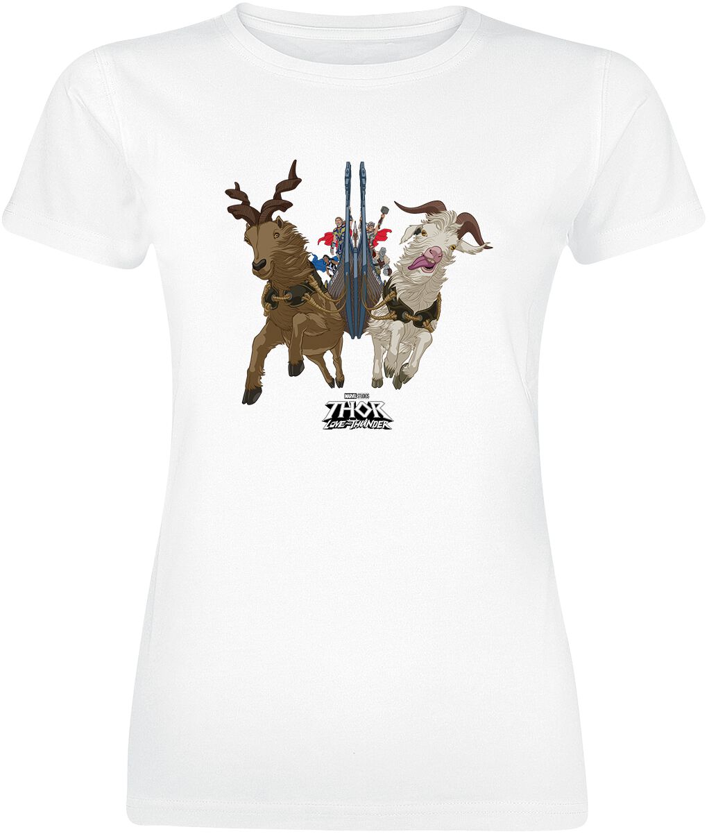 Thor Love And Thunder - Viking Ship T-Shirt white