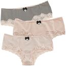 3er Set Hipster Pants, Pussy Deluxe, Panty-Set