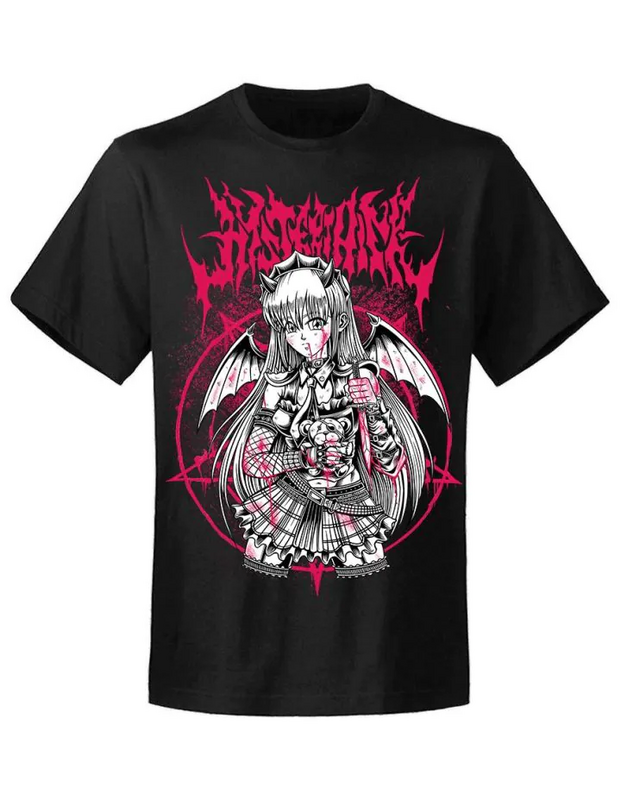 Hysteria Ink Anime T-Shirt - Manga Scarlet Wings - for Men - black