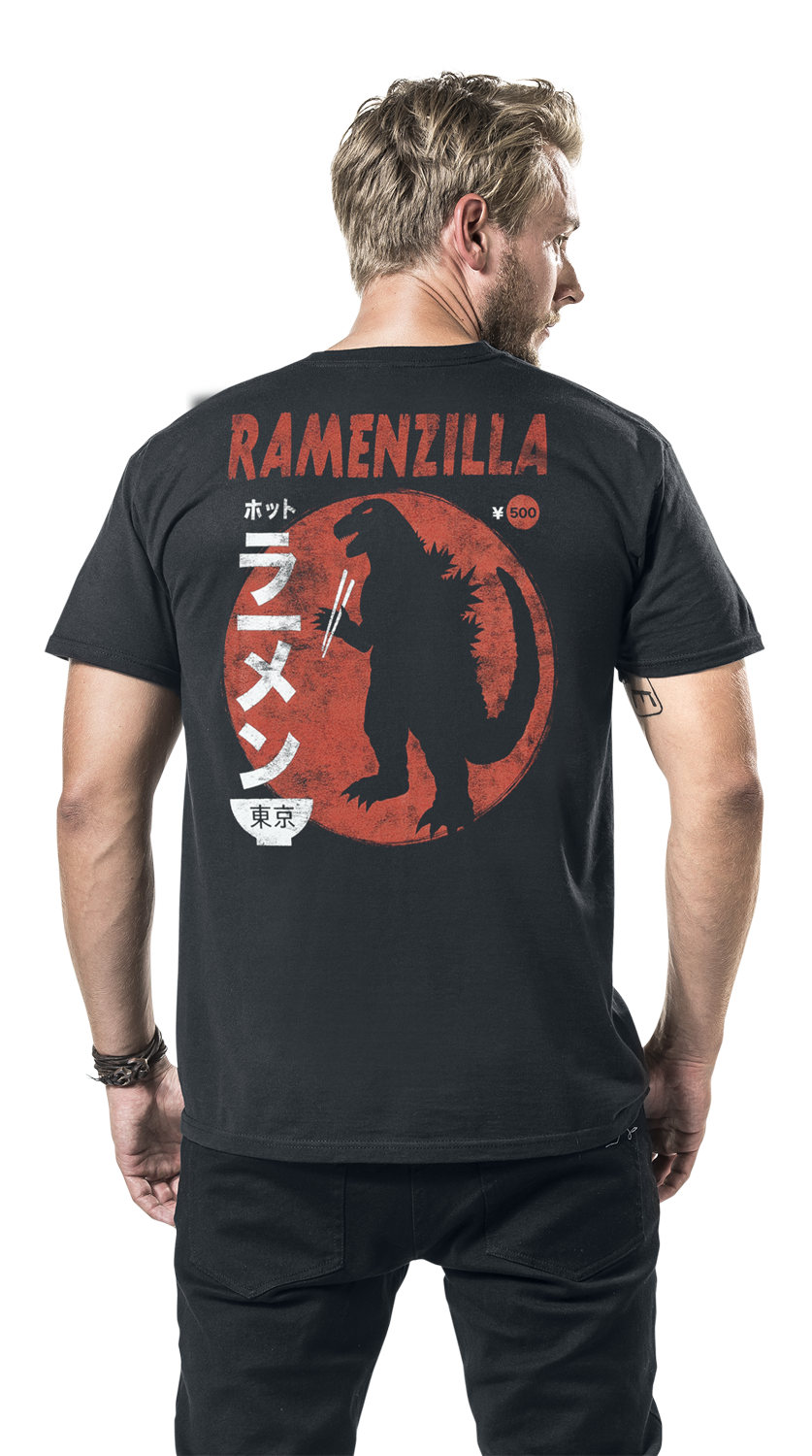 The Official Ramen Company Ramenzilla T-Shirt schwarz - 60.02% Rabatt