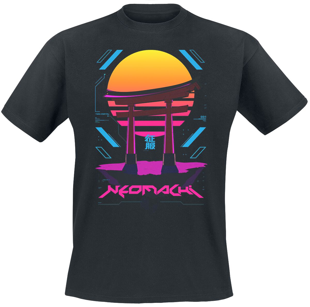 NEOMACHI TORII T-Shirt black