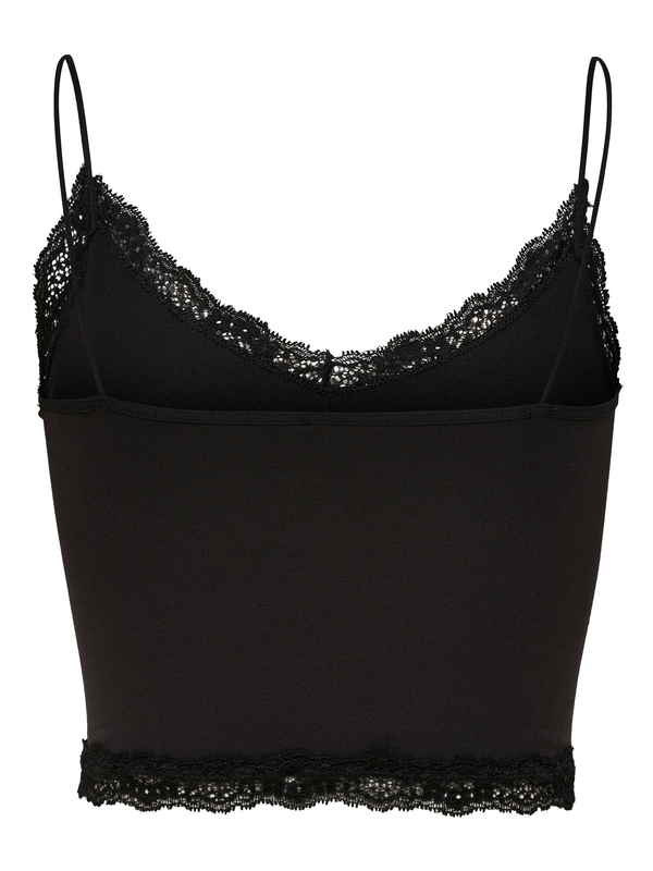 ONLY Spitzentop "ONLVICKY LACE SEAMLESS CROPPED TOP"