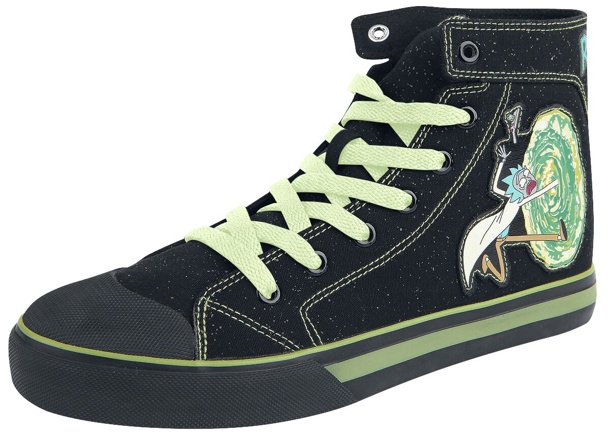 Image of Rick And Morty Portal Sneaker schwarz