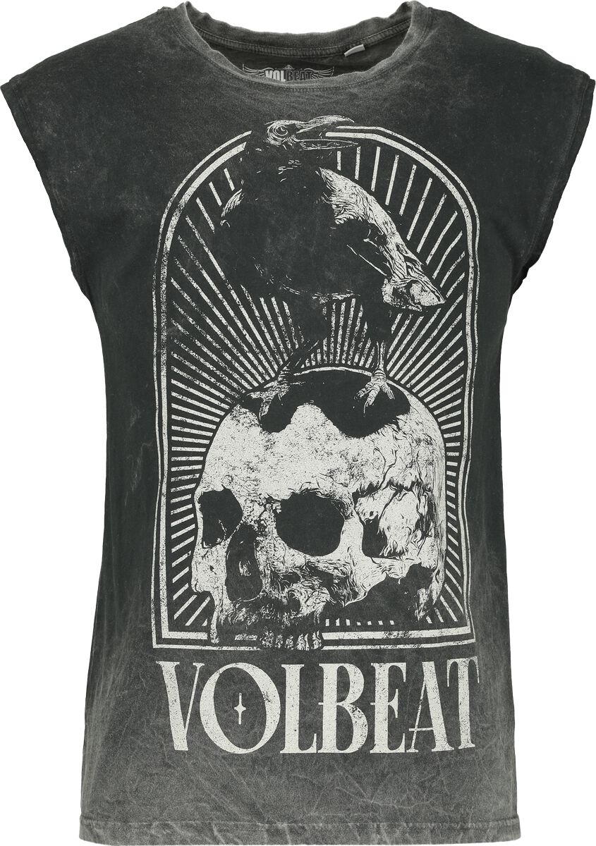Volbeat Raven Tank-Top grau in XXL