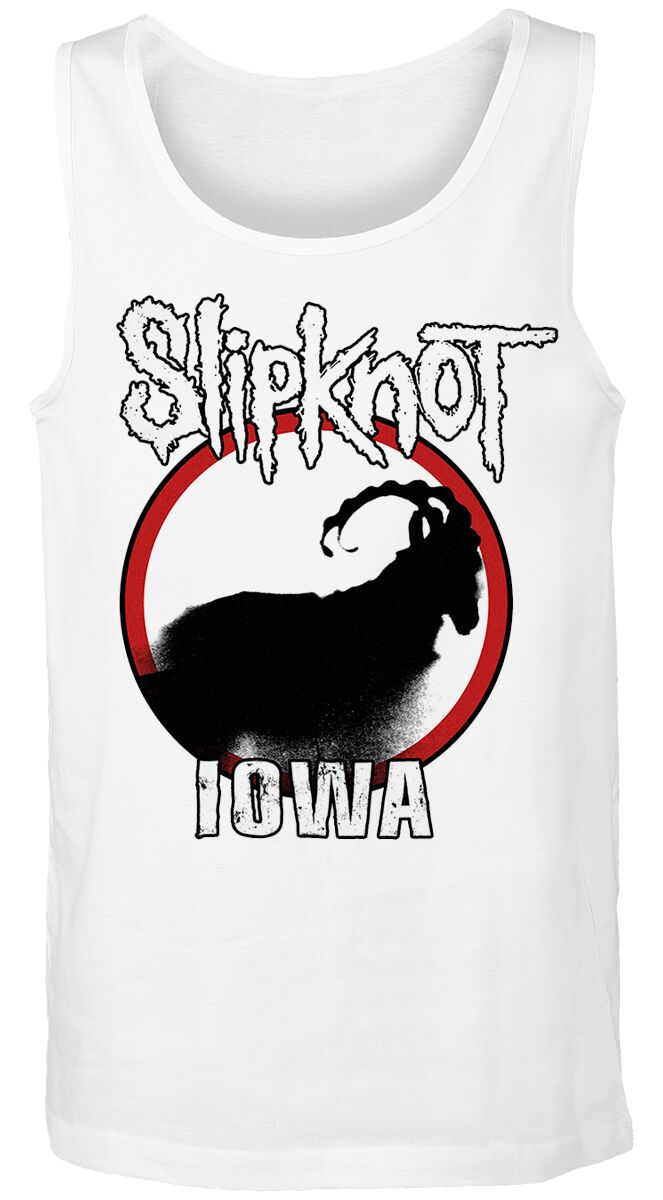 Image of Slipknot Iowa Goat Silhouette Tank-Top weiß