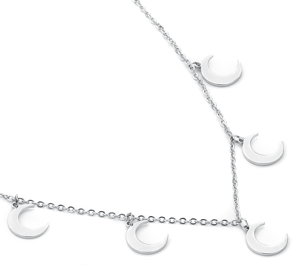 Mysterium® Little Moon Necklace Halskette silberfarben