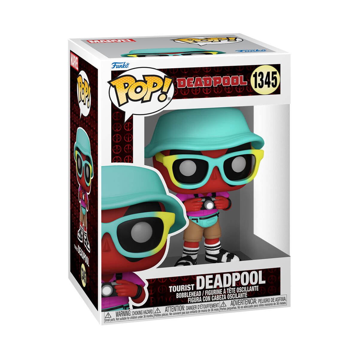 Levně Deadpool Vinylová figurka č.1345 Tourist Deadpool Sberatelská postava vícebarevný