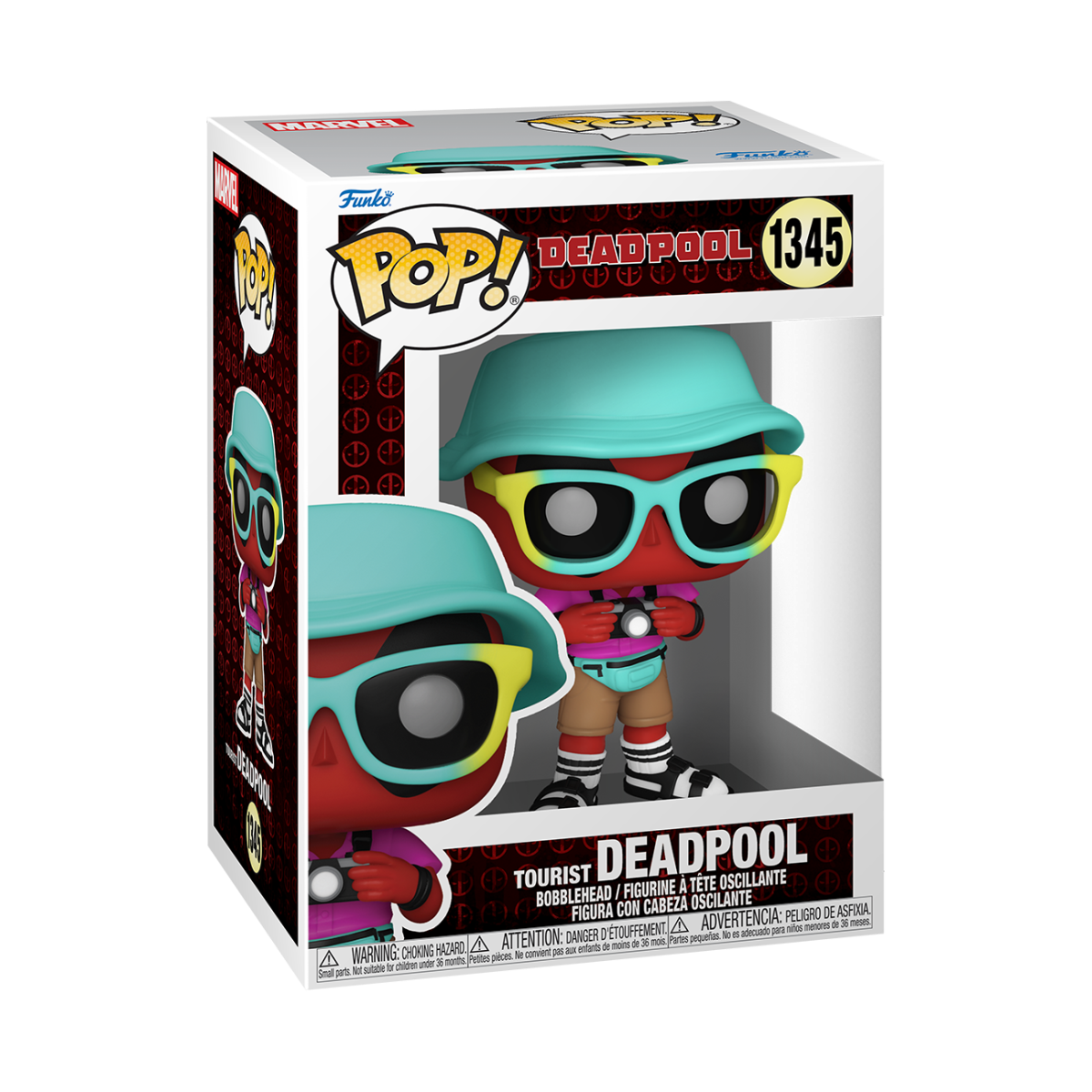 Deadpool - Tourist Deadpool Vinyl Figur 1345 - Funko Pop! Figur - multicolor