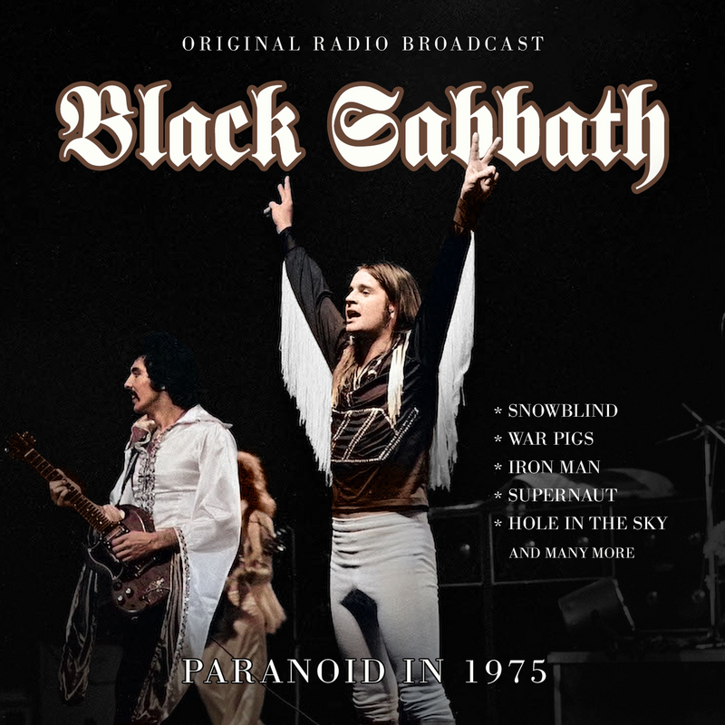 Black Sabbath  CD - Paranoid in 1975 -