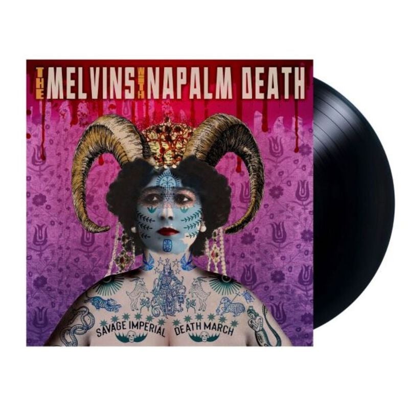 Savage Imperial Death March von Melvins With Napalm Death - LP (Standard)