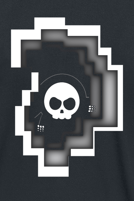 Funshirt Death Inside T-Shirt schwarz