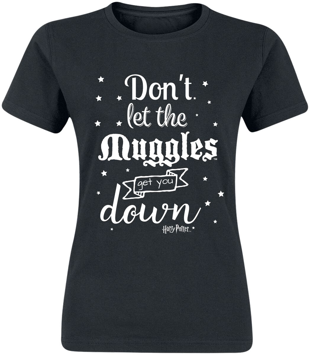 Harry Potter Don't Let The Muggles Get You Down T-Shirt black