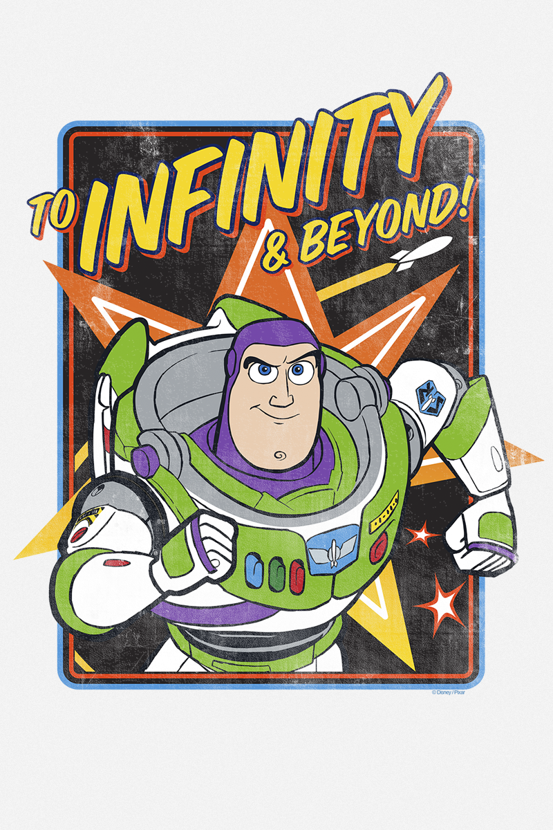 Toy Story 4 Buzz To Infinity T-Shirt weiß