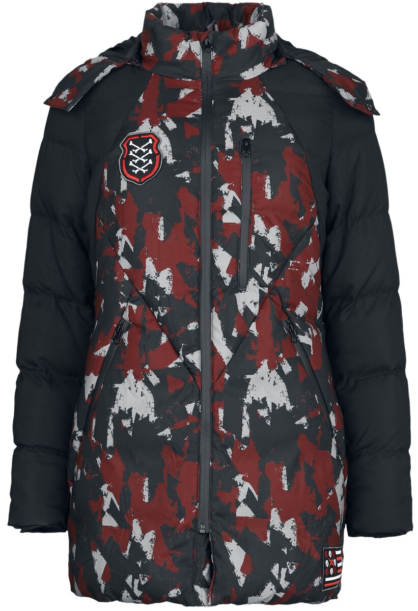 Rock Rebel by EMP Camouflage Winter Jacket Winterjacke camouflage in XXL