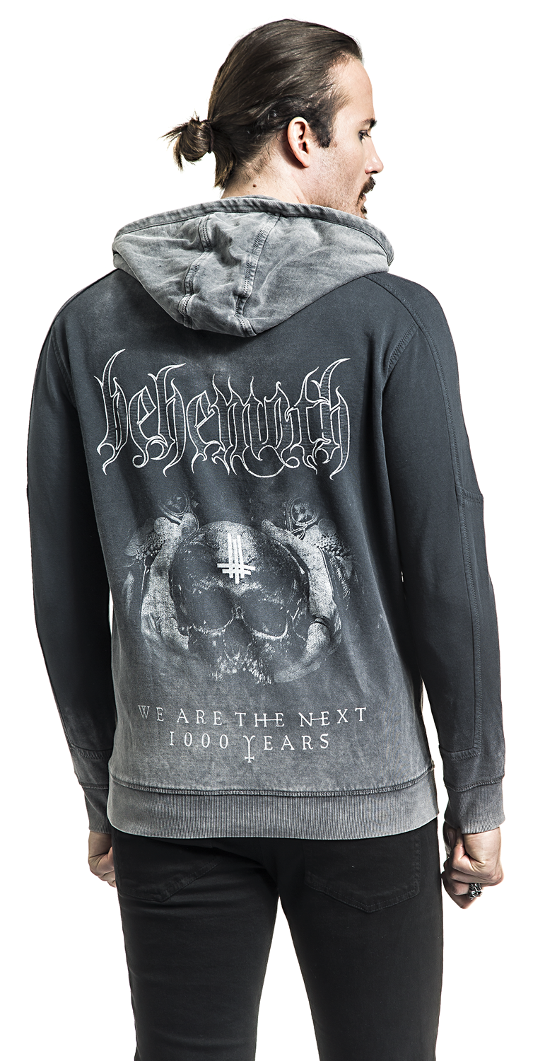 Behemoth We Are The Next 1000 Years Kapuzenjacke schwarz grau