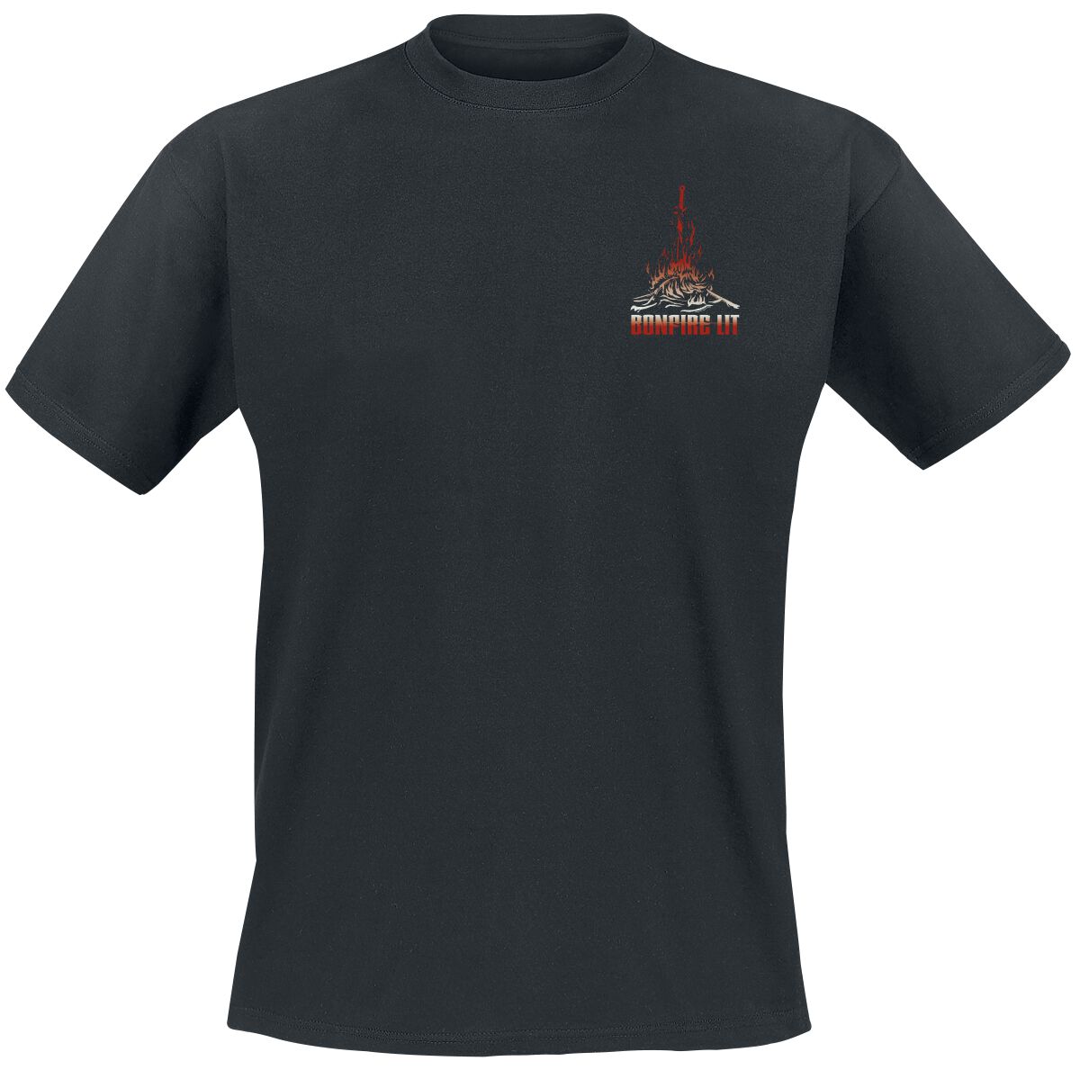 Dark Souls Bonfire Lit T-Shirt schwarz in XL