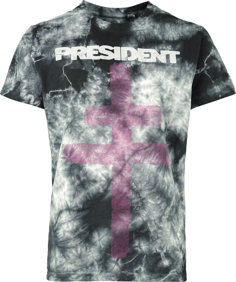 President Cross Dye T-Shirt schwarz in L 22951-President