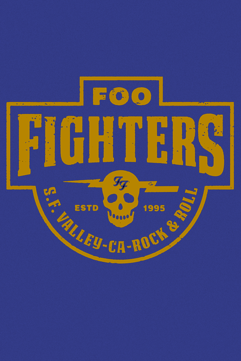 Foo Fighters T-Shirt - Estd 1995 - S bis XXL - für Männer - Größe XXL - blau  - Lizenziertes Merchandise!