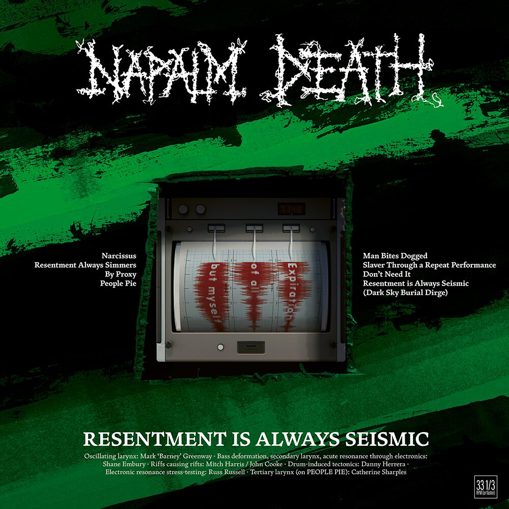 Image of Napalm Death Resentment is always seismic - a final throw of throes MINI-CD Standard