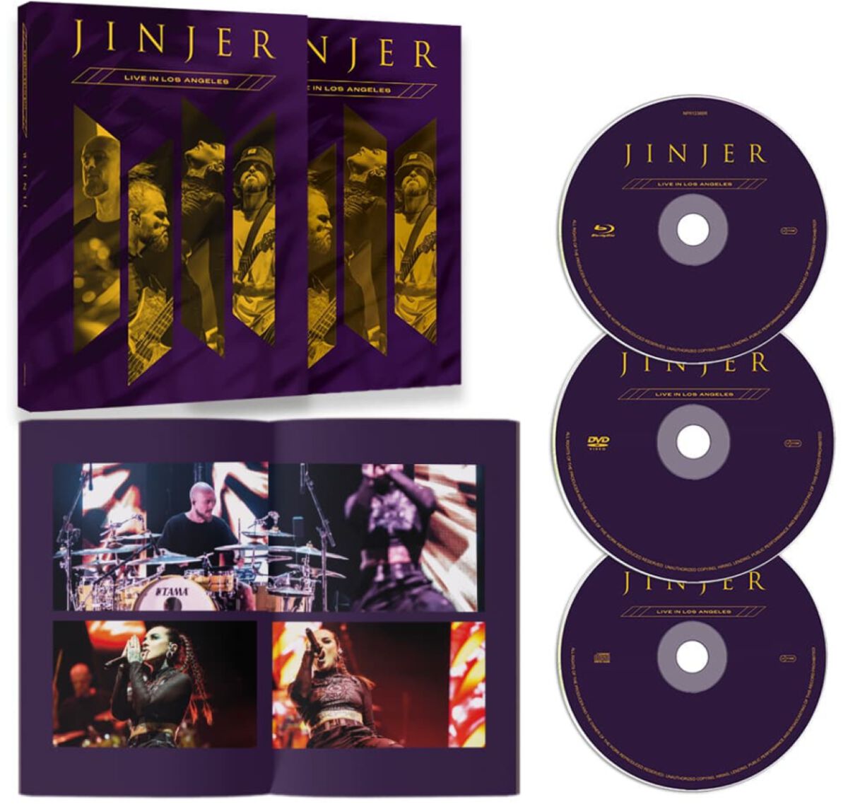 Live in Los Angeles von Jinjer - CD & DVD & Blu-ray (Standard)