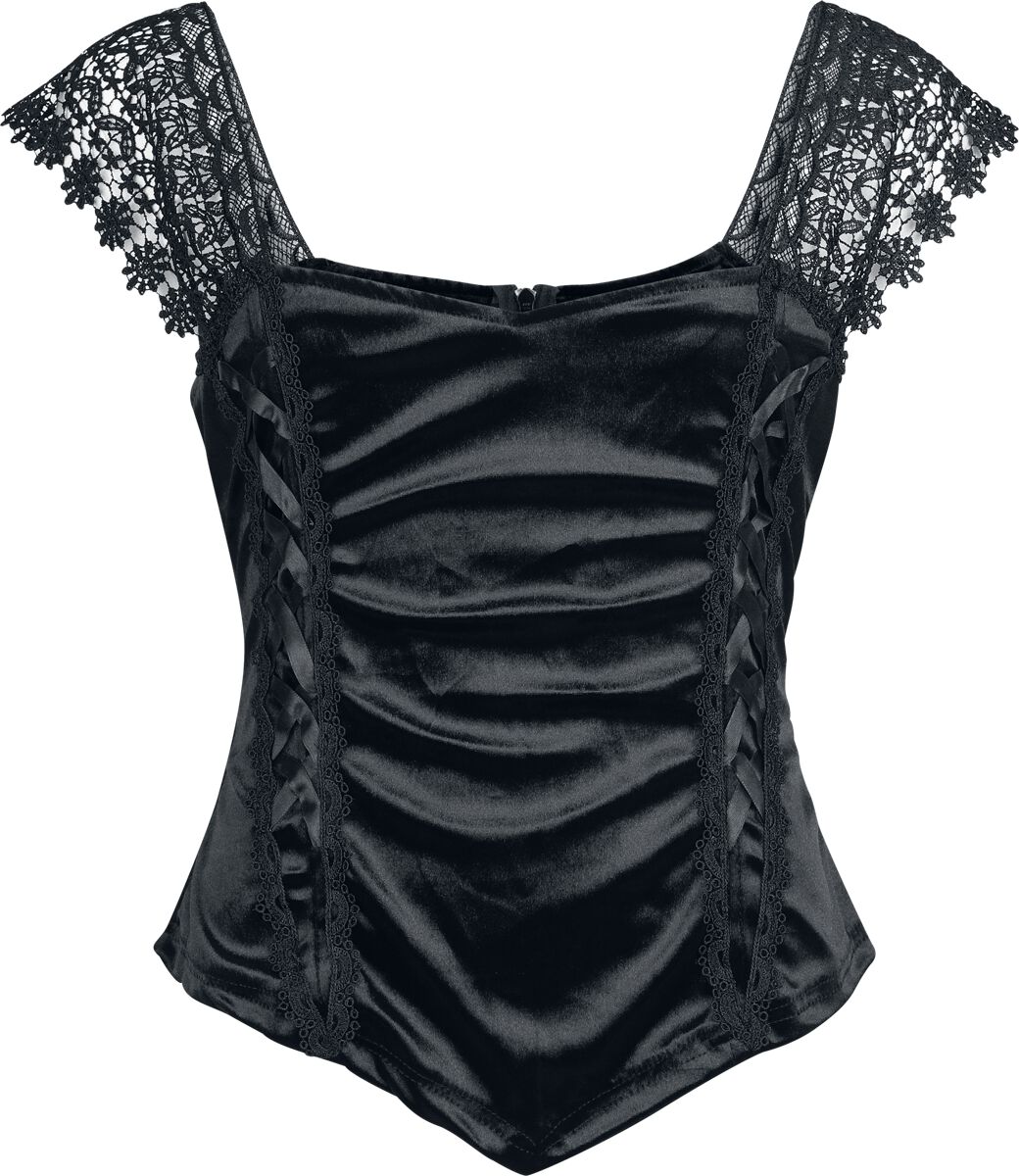 Top Gothic di Sinister Gothic - Gothic Top - Donna - nero
