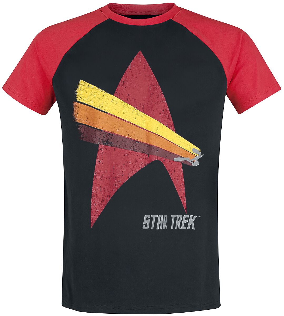 Star Trek Free Flight T-Shirt black red