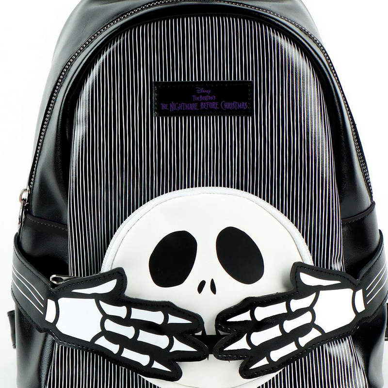 Thumbnail - The Nightmare Before Christmas Jack Rucksack schwarz weiß