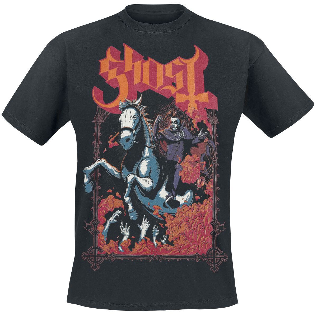 Image of Ghost Charger T-Shirt schwarz