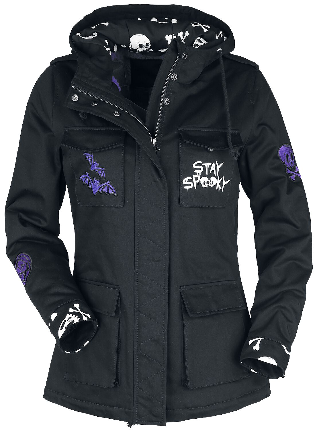Full Volume by EMP Stay spooky between-seasons jacket Between-seasons Jacket black