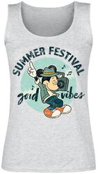 Summer Festival - Good Vibes, Micky Maus, Tank-Top