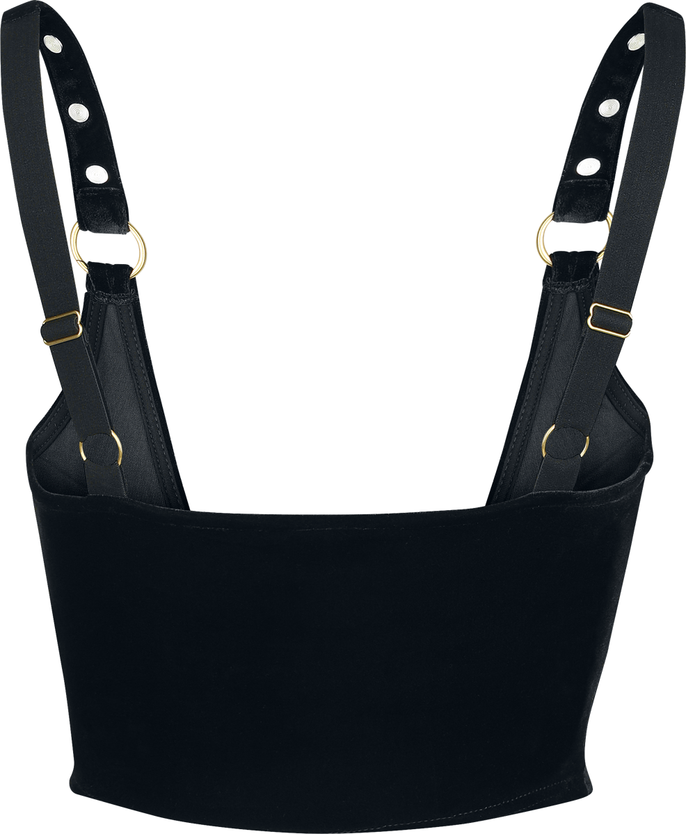 4068143447287 - Nocturne Nights - A DevilS Rose Underbust Corset Korsett schwarz in 4XL