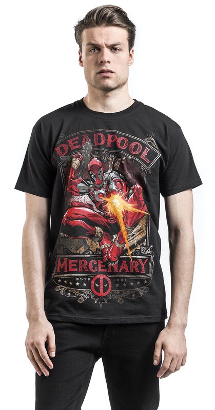 Filme & Serien Superheroes Mercenary | Deadpool T-Shirt