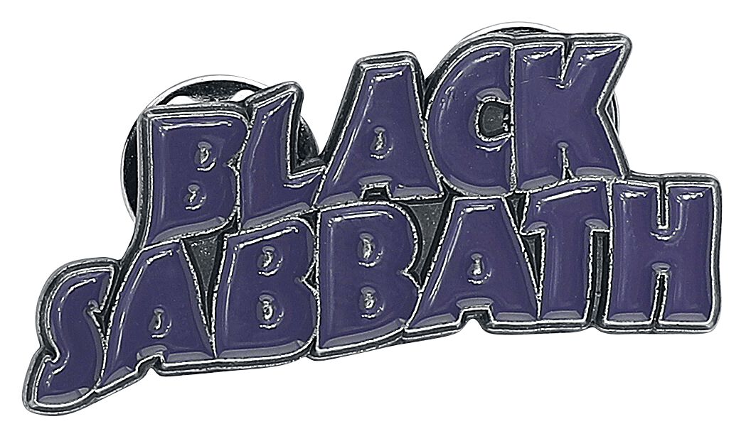 Levně Black Sabbath Purple Wavy Logo Odznak šeríková