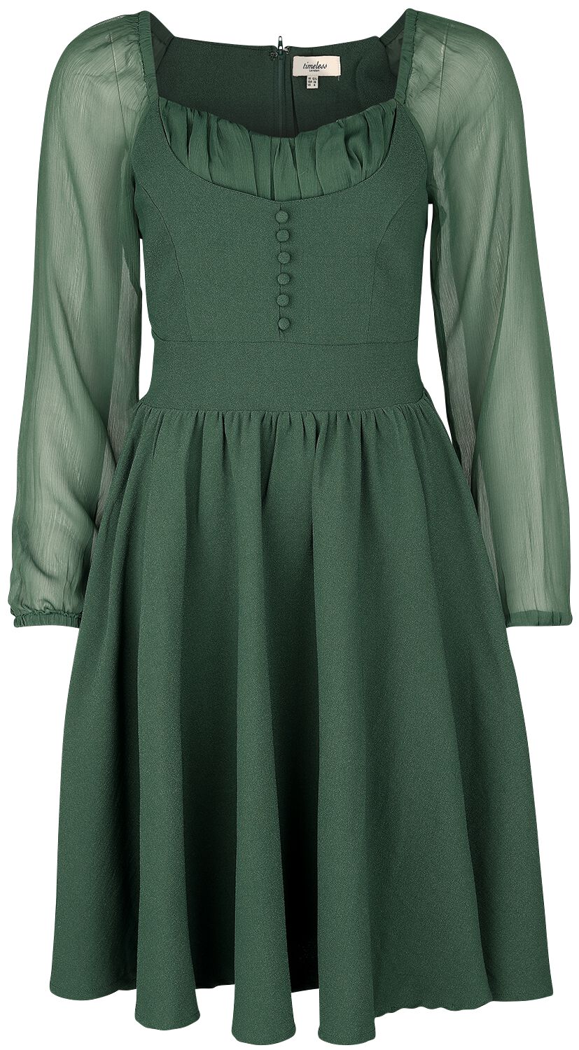 Timeless London Dior Dress Mittellanges Kleid grün