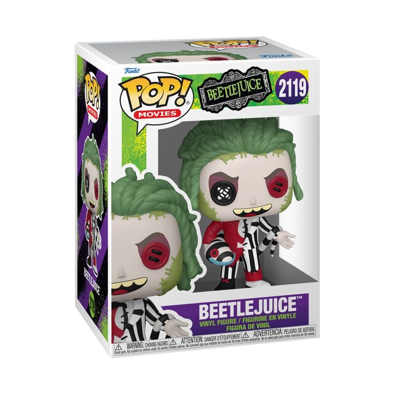 Beetlejuice - Patchwork Beetlejuice Vinyl Figur 2119 - Funko Pop! Figur - Funko Shop Deutschland - Lizenzierter Fanartikel