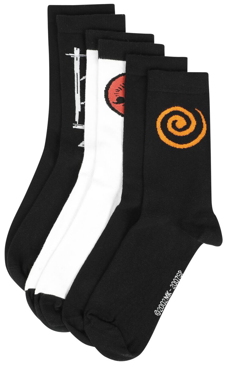 Levně Naruto Shippuden Ponožky vícebarevný